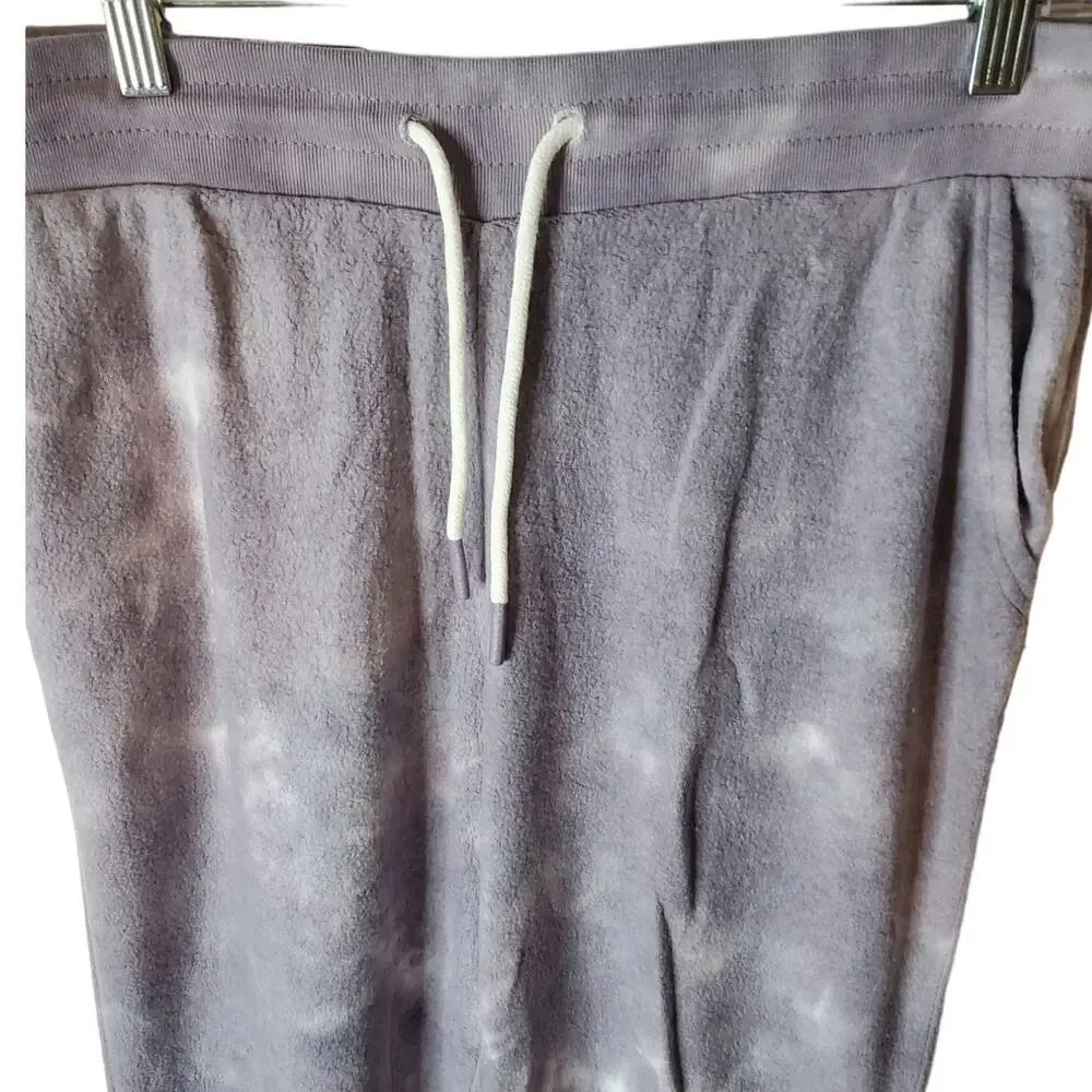 Members Mark Purple/White Reverse Fleece Jogger Pants, NWT, XXL